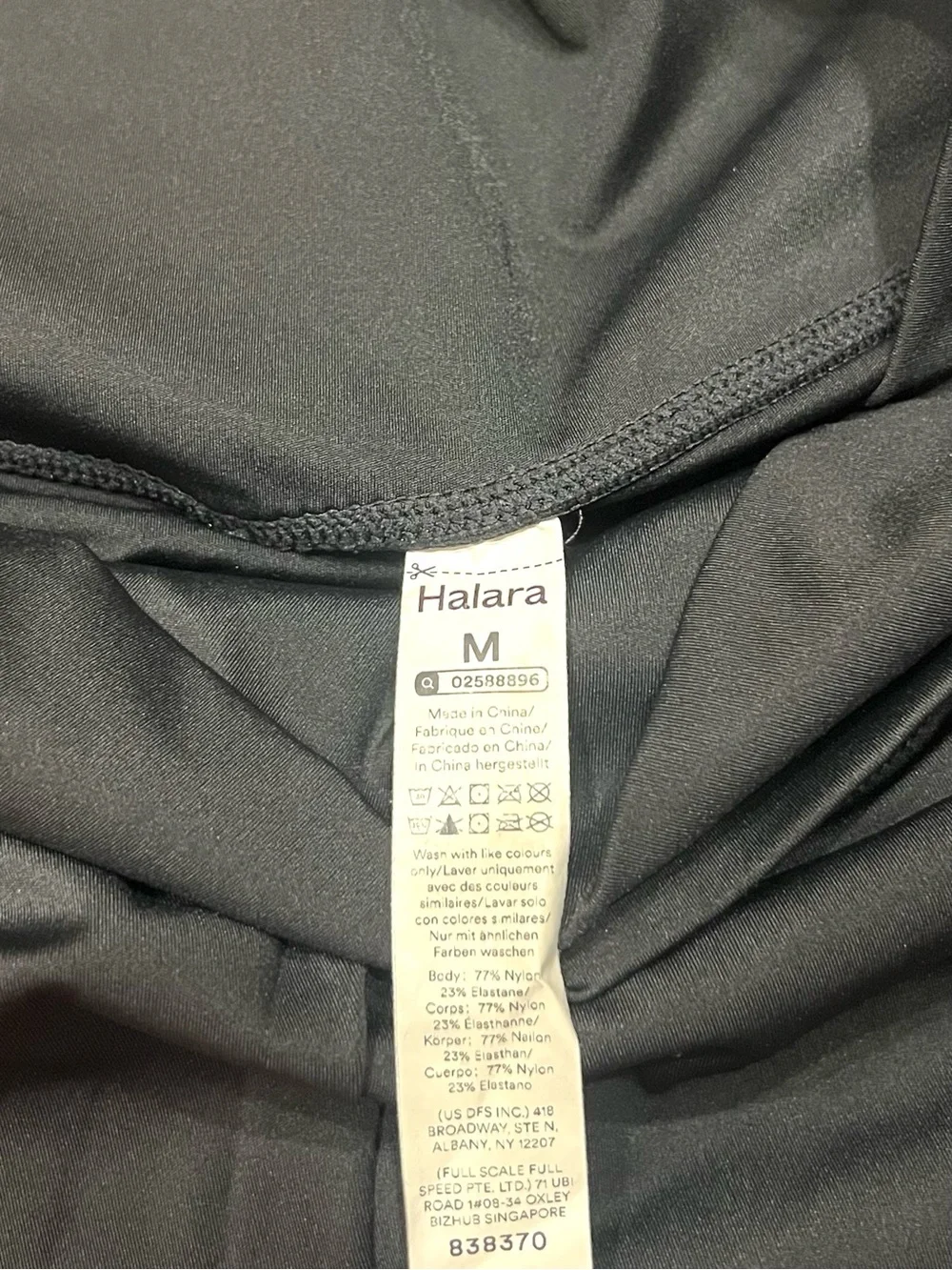 Halara Everyday SoftlyZero Airy Crossover 2-in-1 Mini Tennis Skirt Black Medium - Picture 8 of 11
